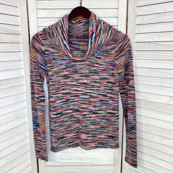 The Limited Multicolor Cowl Neck Sweater XS Long Sleeve - Picture 8 of 13